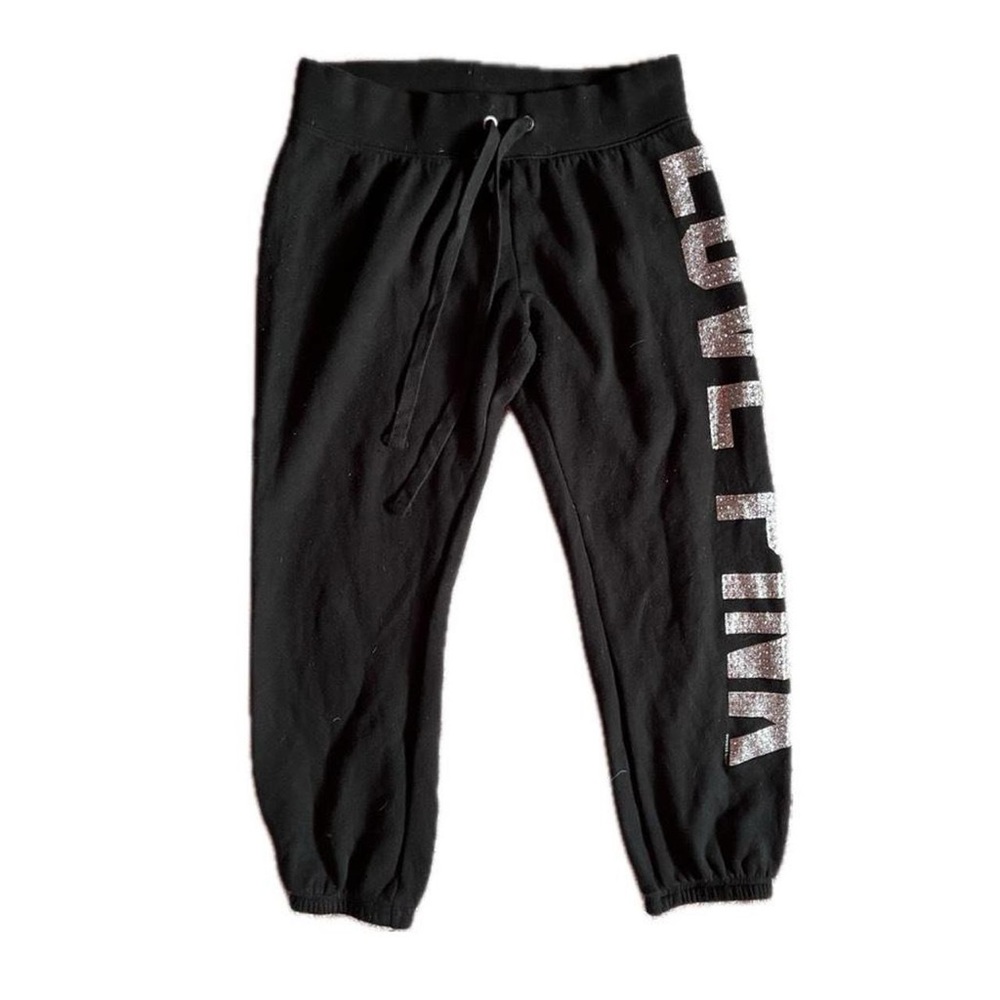 VS LOVE PINK bedazzled sleepwear/sweat pants